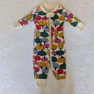 Hanna Andersson Multicolor Pumpkin Footie